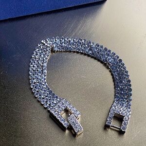 Swarovski silver tone bracelet